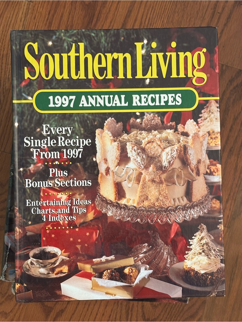 Southern Living 1997 Annual Recipes Cookbook - Red and Yellow Cover